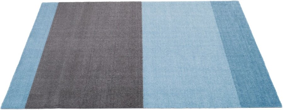 Tica Copenhagen Stripes Horizon Matte 90x130 cm, Blau/Stahlgrau