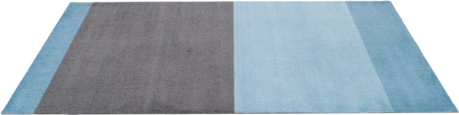 Tica Copenhagen Stripes Horizon Matte 90x200 cm, Blau/Stahlgrau