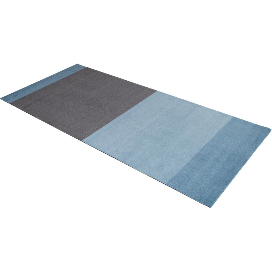 Tica Copenhagen Stripes Horizon Matte 90x200 cm, Blau/Stahlgrau