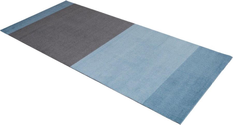 Tica Copenhagen Stripes Horizon Matte 90x200 cm, Blau/Stahlgrau