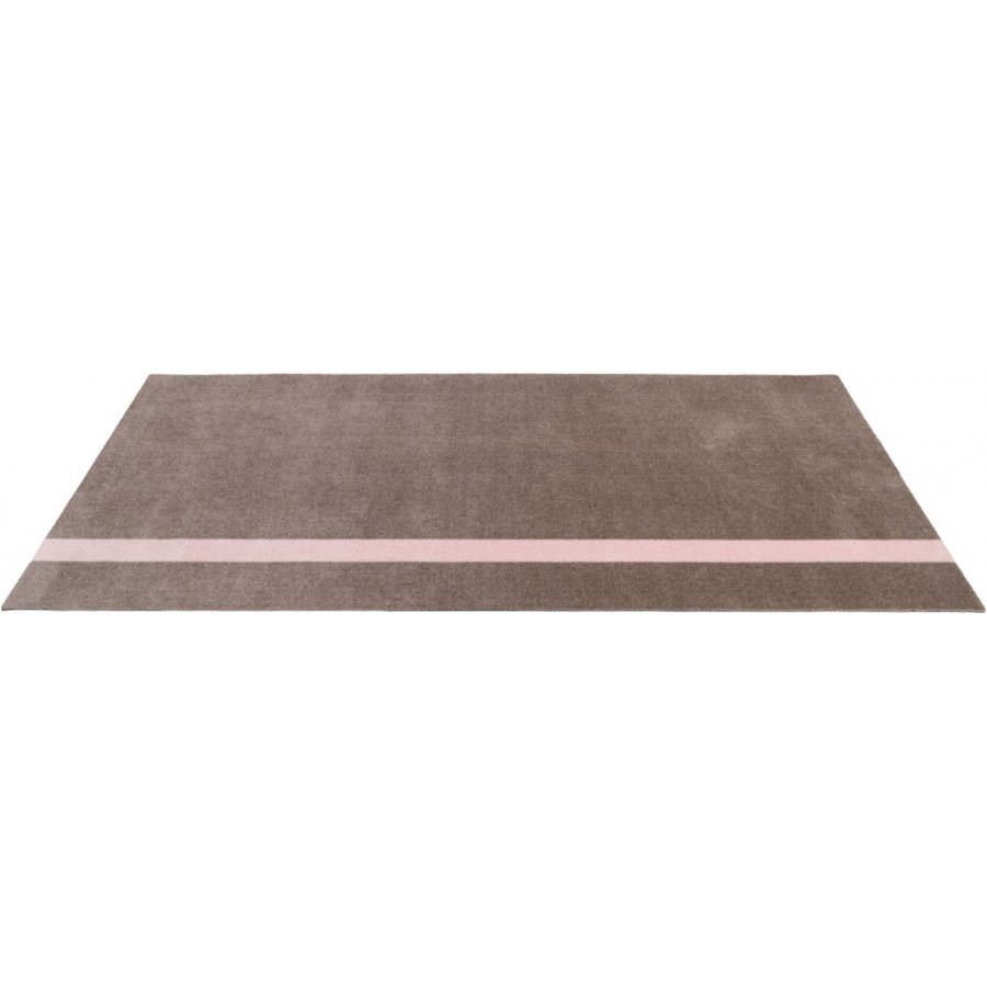 Tica Copenhagen Stripe Vertical Matte 90x200 cm, Sand/Rosa