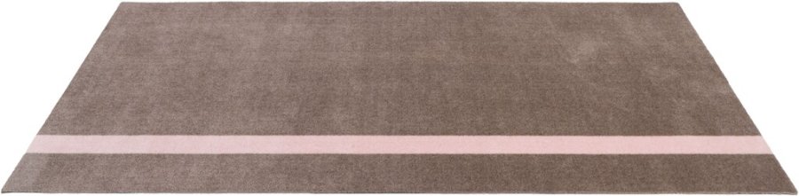 Tica Copenhagen Stripe Vertical Matte 90x200 cm, Sand/Rosa