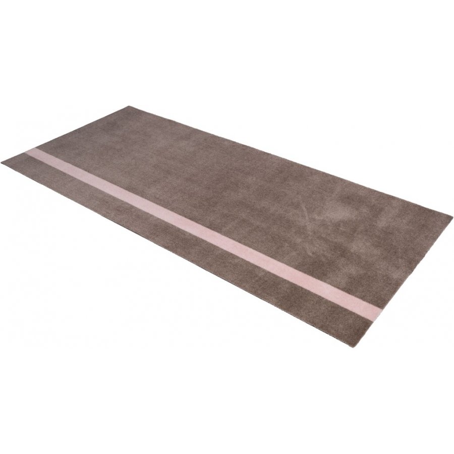 Tica Copenhagen Stripe Vertical Matte 90x200 cm, Sand/Rosa