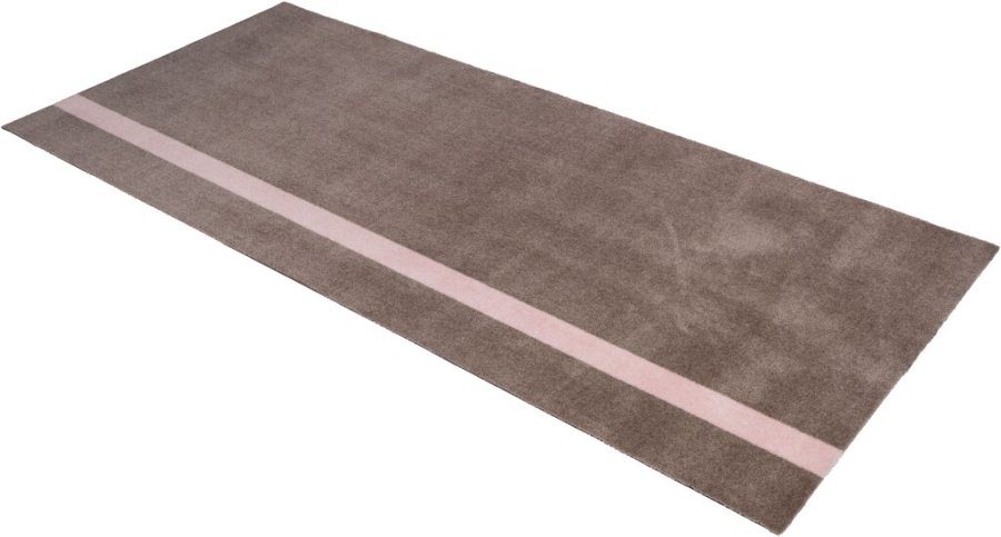 Tica Copenhagen Stripe Vertical Matte 90x200 cm, Sand/Rosa