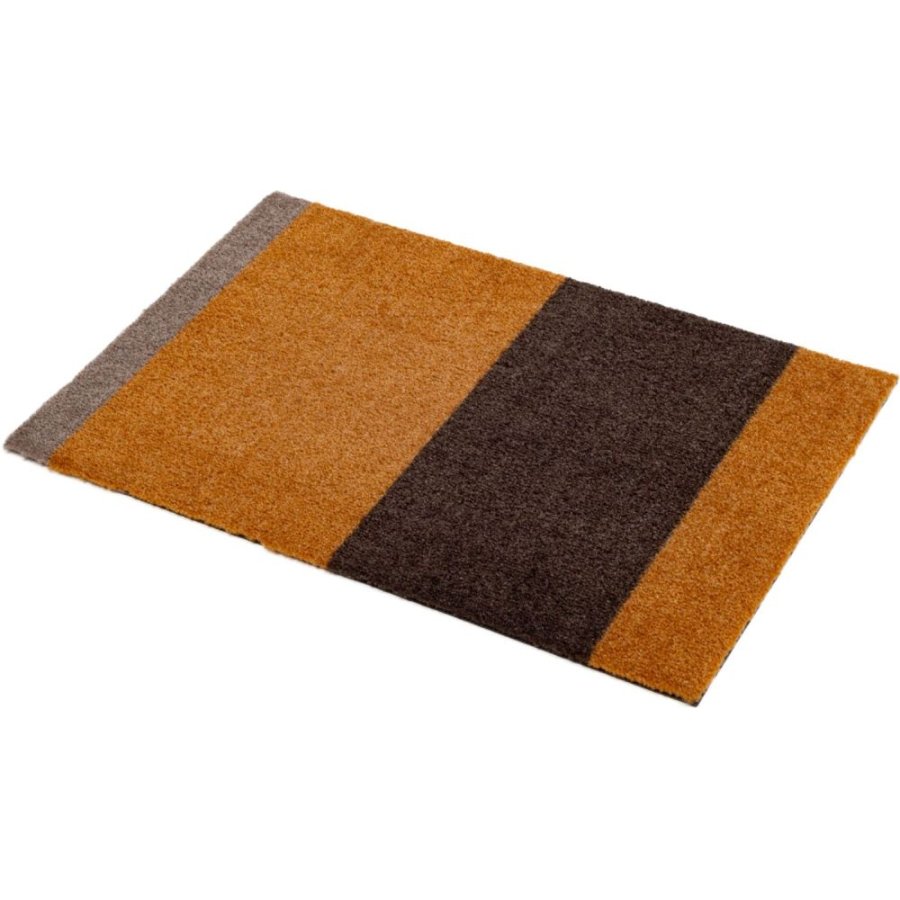 Tica Copenhagen Stripes Bodenmatte 40x60 cm, Dijon/Braun/Sand