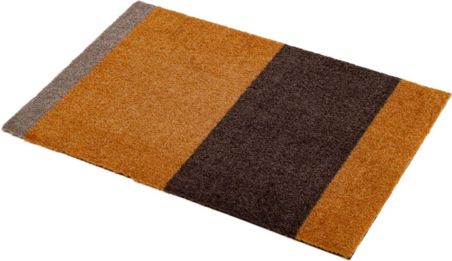 Tica Copenhagen Stripes Bodenmatte 40x60 cm, Dijon/Braun/Sand