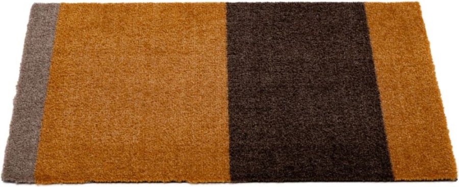 Tica Copenhagen Stripes Bodenmatte 40x60 cm, Dijon/Braun/Sand