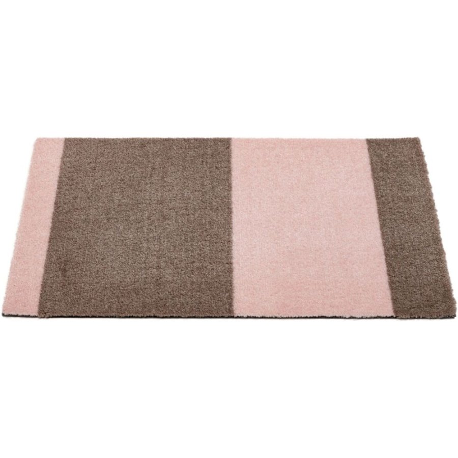 Tica Copenhagen Stripes Bodenmatte 40x60 cm, Sand/Rosa
