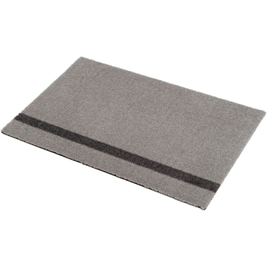 Tica Copenhagen Stripes Vertikal Bodenmatte 40x60 cm, Steelgrey