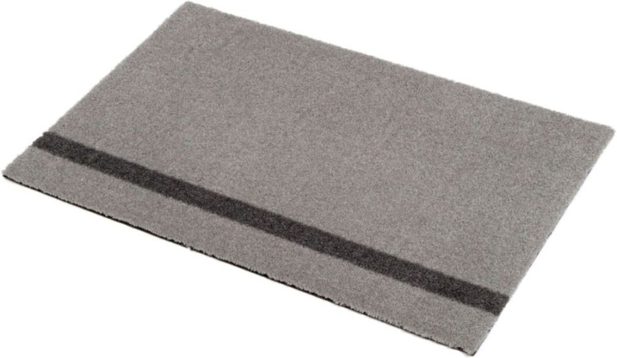 Tica Copenhagen Stripes Vertikal Bodenmatte 40x60 cm, Steelgrey