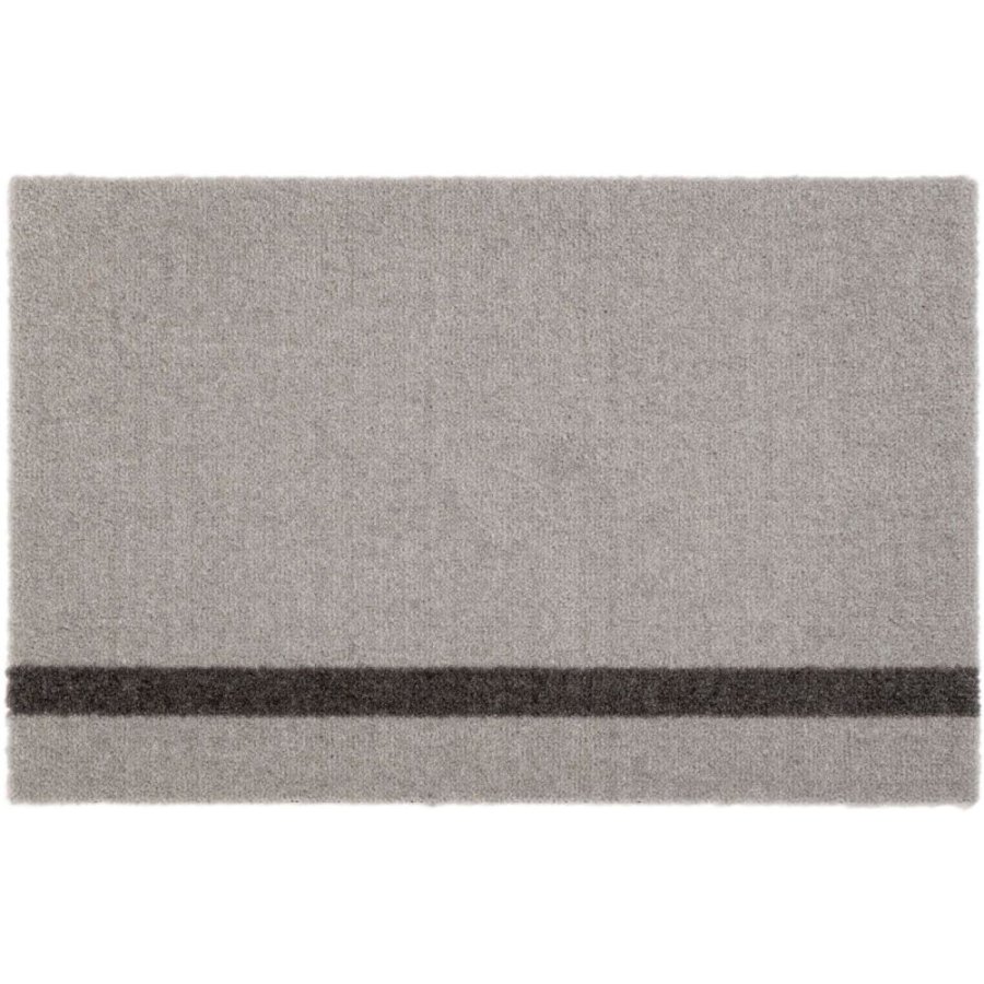 Tica Copenhagen Stripes Vertikal Bodenmatte 40x60 cm, Steelgrey