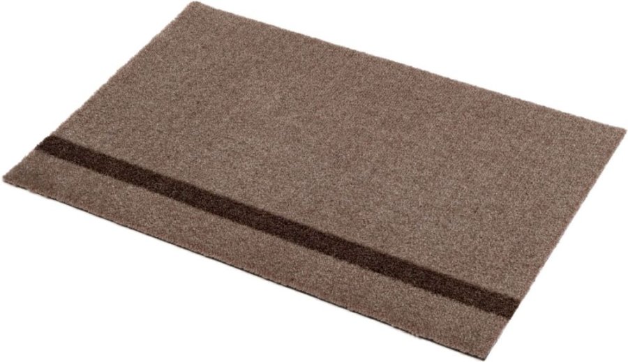 Tica Copenhagen Stripes Vertikal Fu&szlig;matte 40x60 cm, Sand/Braun