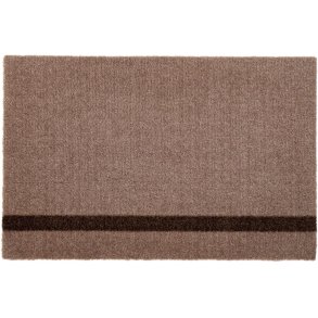 Tica Copenhagen Stripes Vertikal Fu�matte 40x60 cm, Sand/Braun