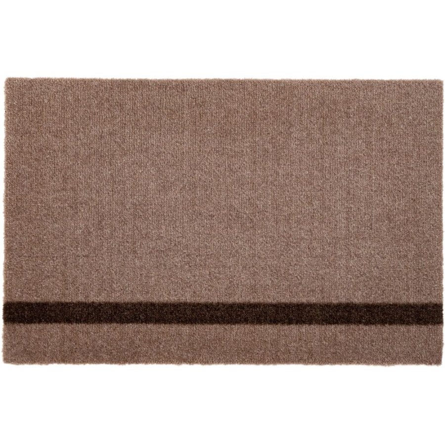 Tica Copenhagen Stripes Vertikal Fu&szlig;matte 40x60 cm, Sand/Braun