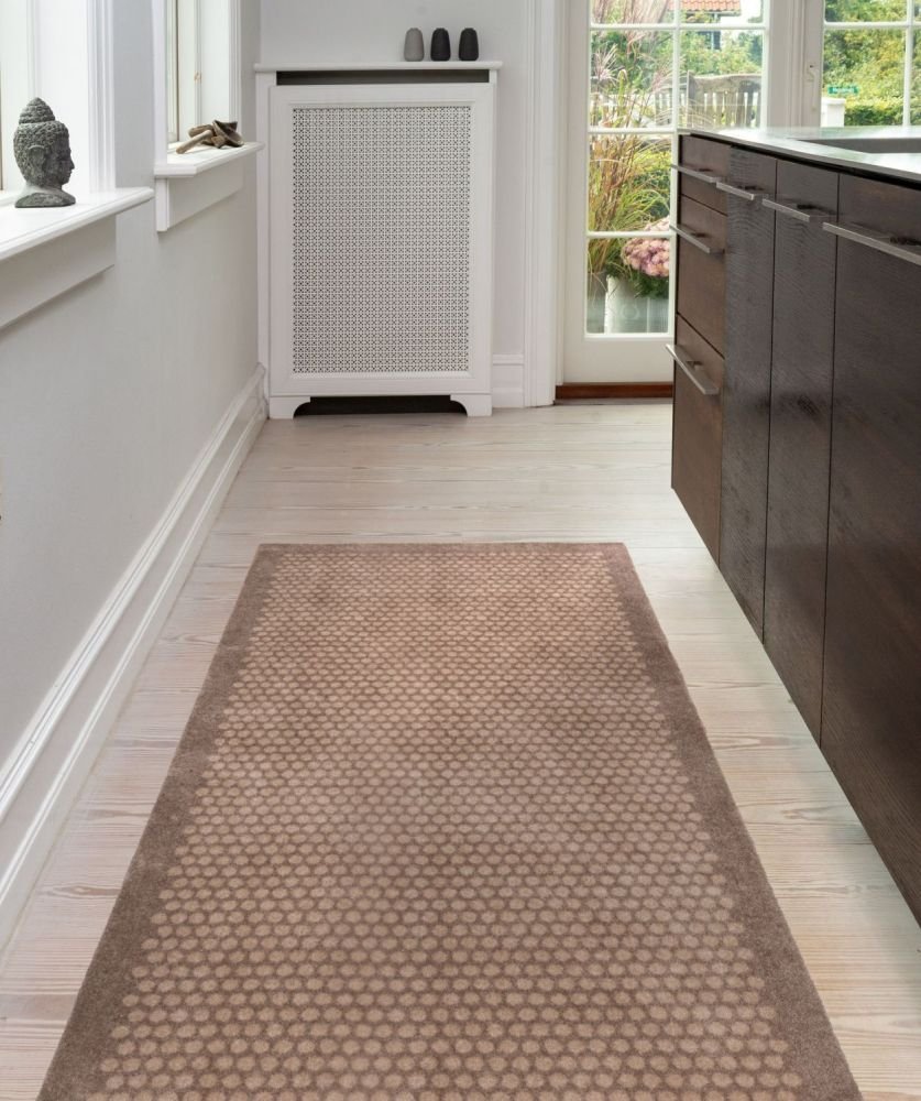 Tica Copenhagen Dot Schmutzfangmatte 100x300 cm, Sand