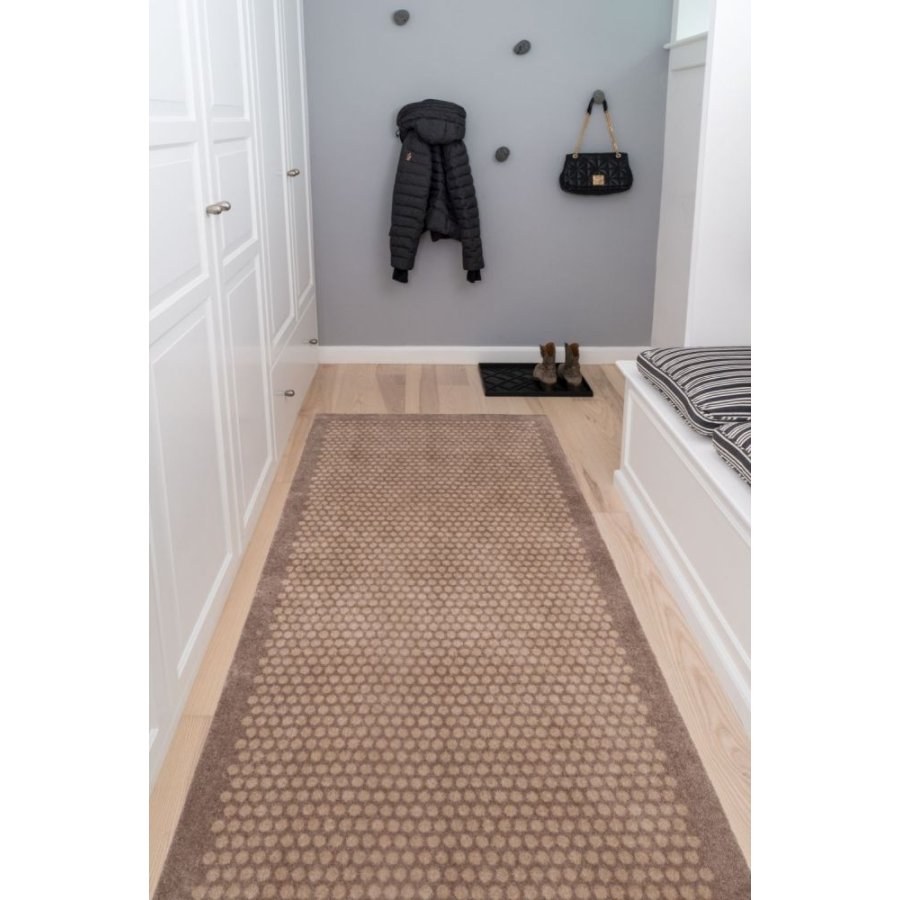 Tica Copenhagen Dot Schmutzfangmatte 100x300 cm, Sand