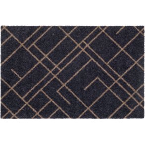 Tica Copenhagen Lines Bodenmatte 40x60 cm, Blaugrau/Sand