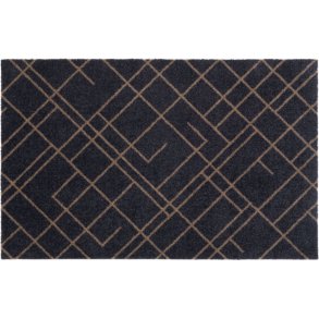 Tica Copenhagen Lines Bodenmatte 60x90 cm, Blaugrau/Sand