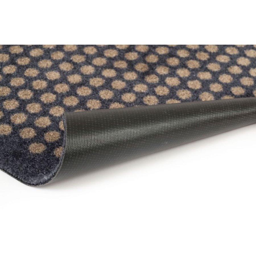 Tica Copenhagen Dot Schmutzfangmatte 40x60 cm, Blaugrau/Sand
