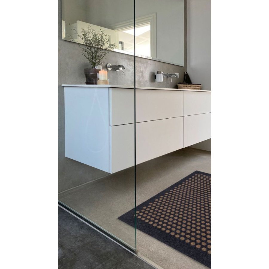 Tica Copenhagen Dot Schmutzfangmatte 60x90 cm, Blaugrau/Sand