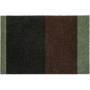 Tica Copenhagen Stripes Bodenmatte 40x60 cm, Gr�n/Braun