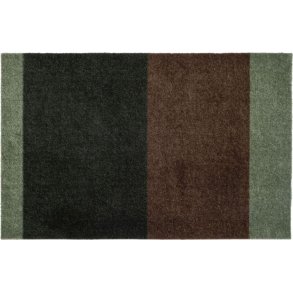 Tica Copenhagen Stripes Bodenmatte 60x90 cm, Gr�n/Braun