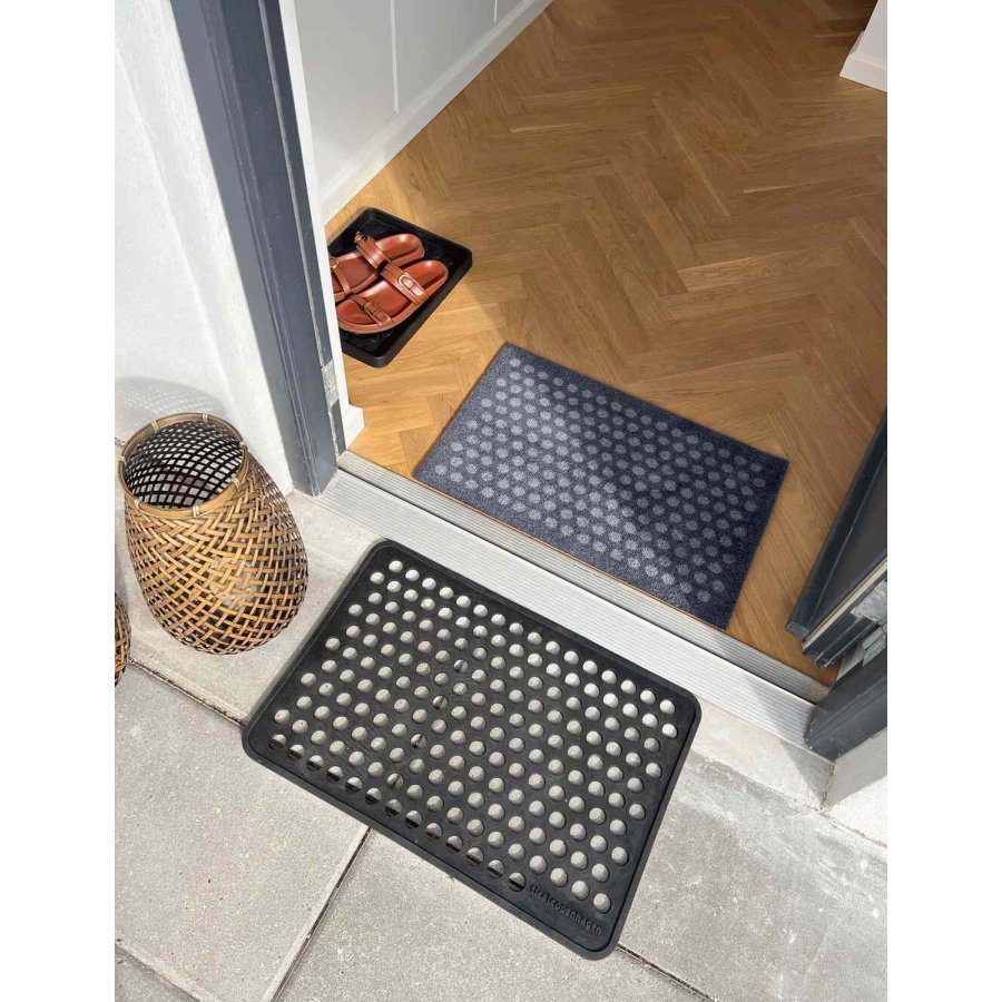 Tica Copenhagen Dot Schmutzfangmatte 40x60 cm, Schwarz