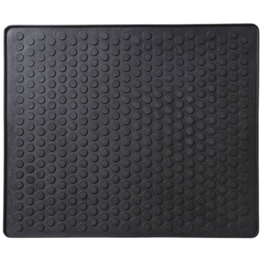 Tica Copenhagen Dot Gummimatte f&uuml;r Schuhregal 2er Set 26x31 cm, Schwarz