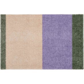 Tica Copenhagen Stripes Horizontal Matte 40x60 cm, Lila/Ivory/Grün