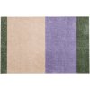 Tica Copenhagen Stripes Horisontal Gulvmtte 60x90 cm, Lilla/Ivory/Grn
