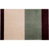Tica Copenhagen Stripes Horisontal Gulvmtte 67x120 cm, Grn/Ivory/Bordeaux