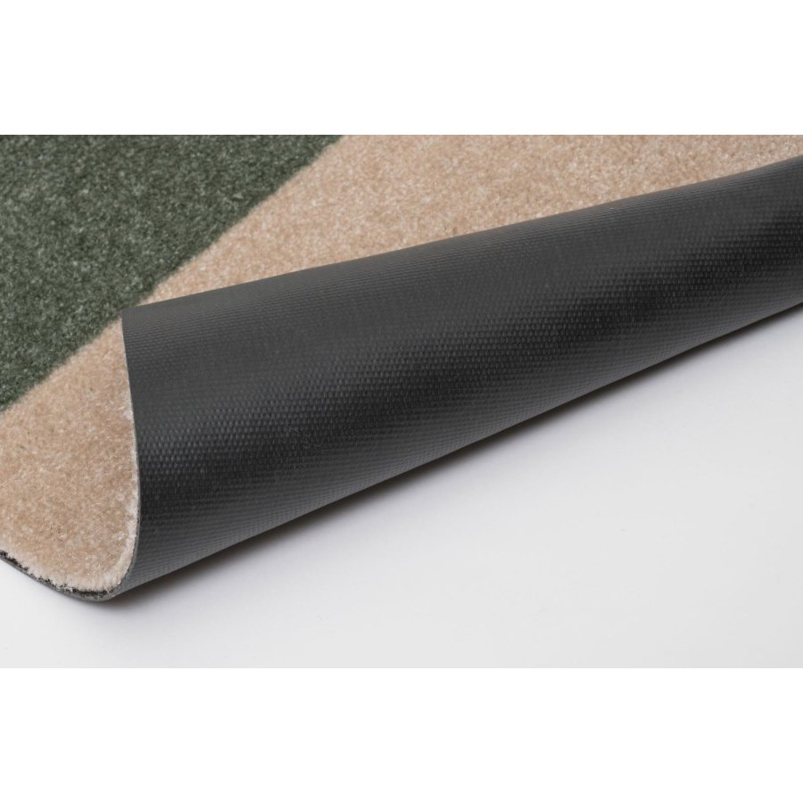 Tica Copenhagen Stripes Horisontal Gulvmtte 67x120 cm, Grn/Ivory/Bordeaux