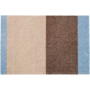 Tica Copenhagen Stripes Horizontal Matte 40x60 cm, Ivory/Sand/Blau