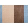 Tica Copenhagen Stripes Horisontal Gulvmtte 60x90 cm, Ivory/Sand/Bl