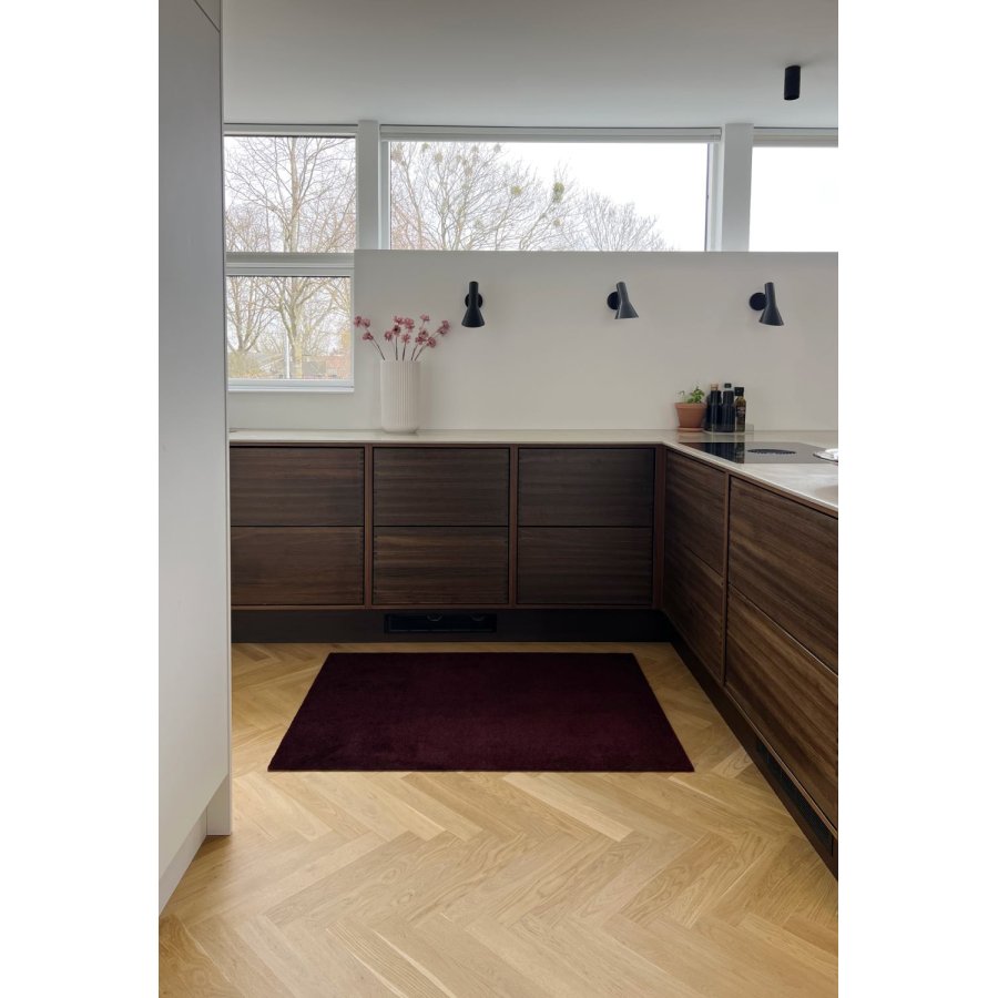 Tica Copenhagen Uni Color Smudsmtte 90x130 cm, Bordeaux