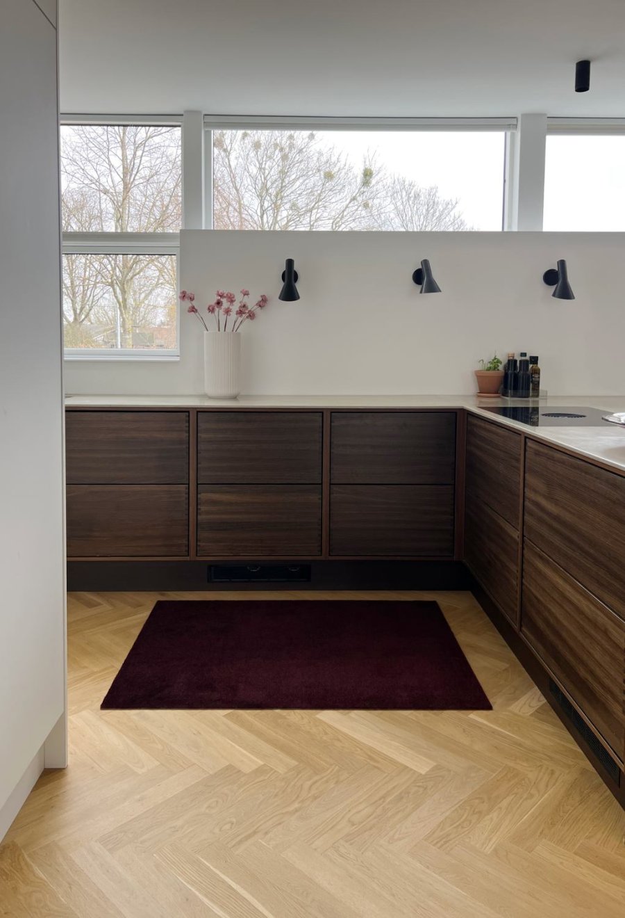 Tica Copenhagen Uni Color Smudsmtte 90x130 cm, Bordeaux
