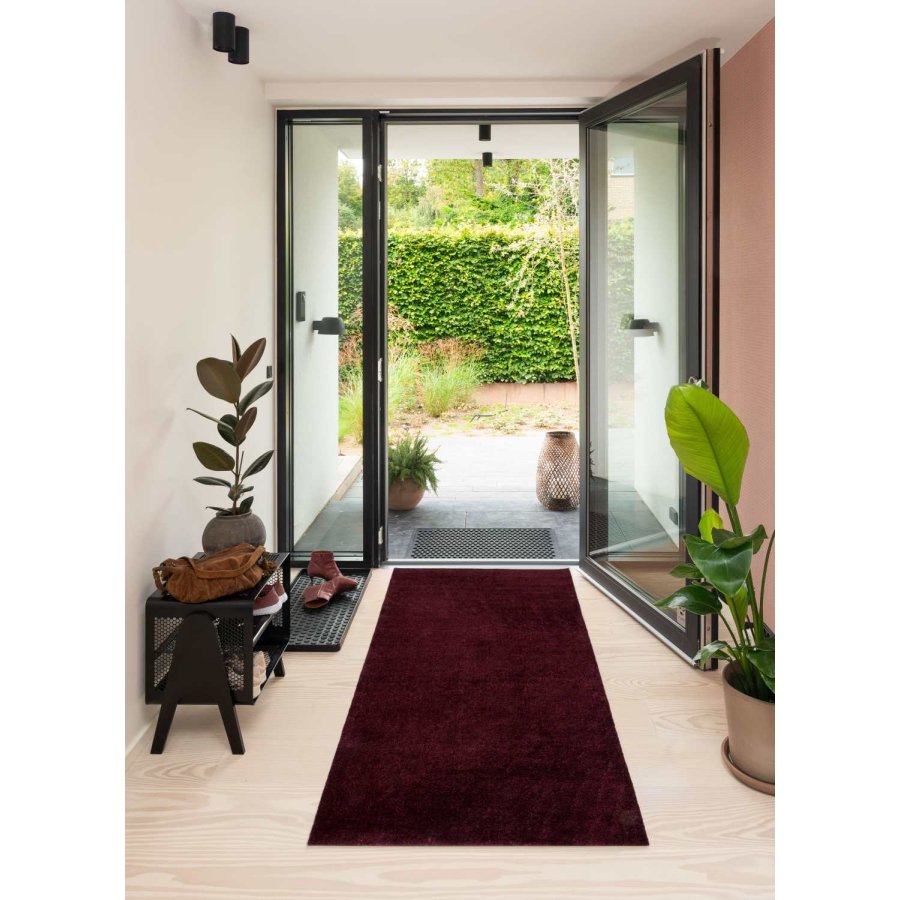 Tica Copenhagen Uni Color Smudsmtte 90x200 cm, Bordeaux