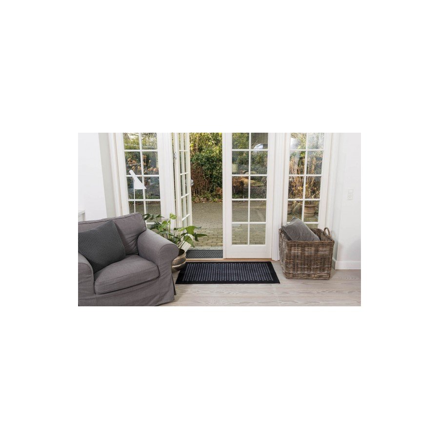 Tica Copenhagen Dot Smudsmtte 67x120 cm, Sort
