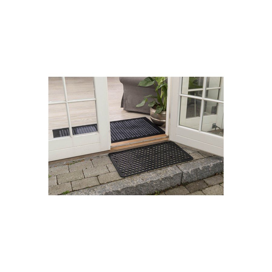 Tica Copenhagen Dot Smudsmtte 67x120 cm, Sort