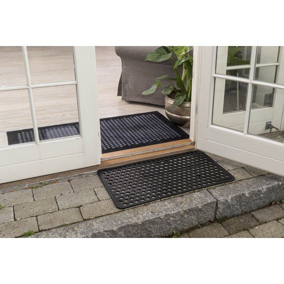 Tica Copenhagen Dot Smudsmtte 67x120 cm, Sort