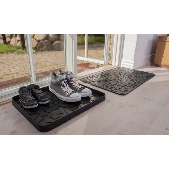 Tica Copenhagen Shoewear Drmtte 45x75 cm, Sort