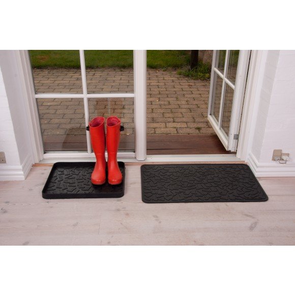 Tica Copenhagen Shoewear Drmtte 45x75 cm, Sort