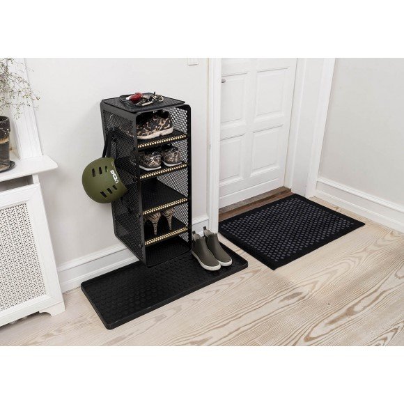 Tica Copenhagen Dot Skobakke 38x88 cm, Sort