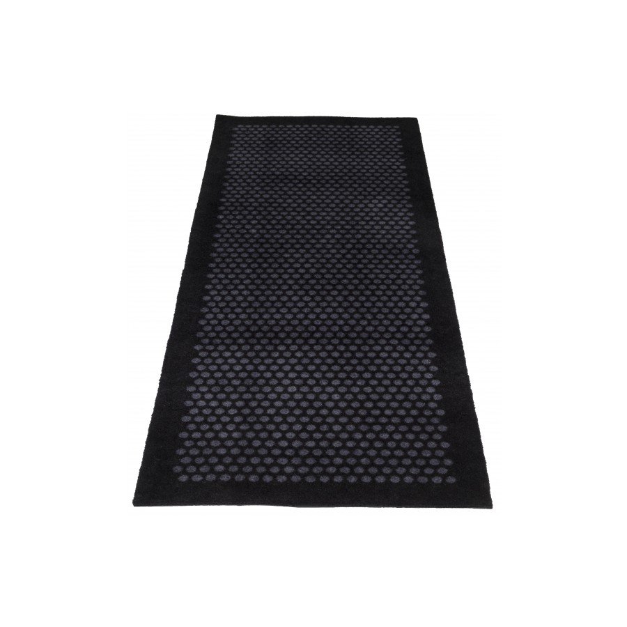 Tica Copenhagen Dot Smudsmtte 67x200 cm, Sort