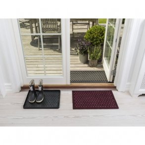 Tica Copenhagen Dot Smudsmåtte 40x60 cm, Bordeaux
