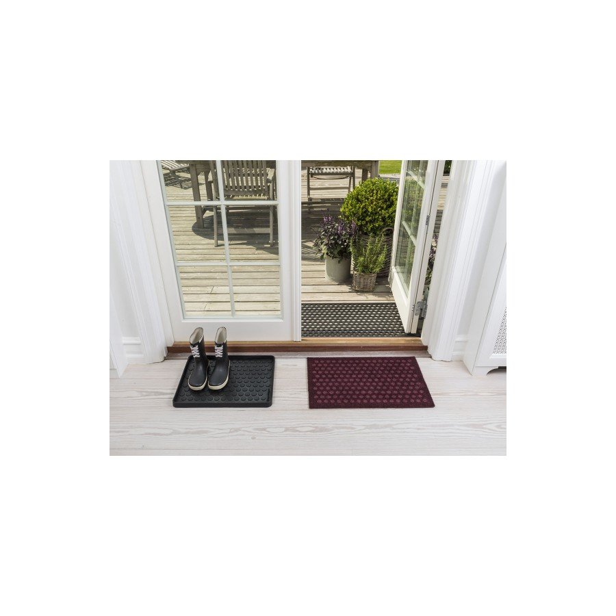 Tica Copenhagen Dot Schmutzfangmatte 40x60 cm, Bordeaux