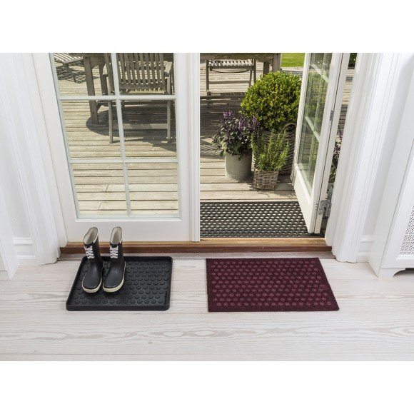 Tica Copenhagen Dot Schmutzfangmatte 40x60 cm, Bordeaux