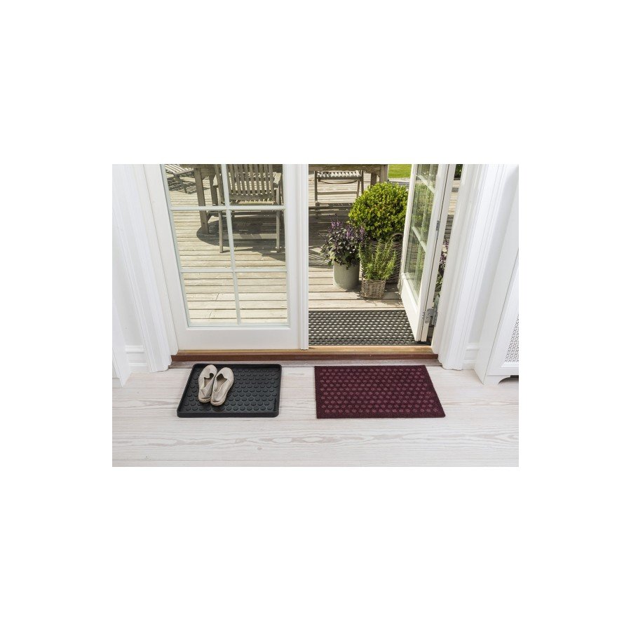 Tica Copenhagen Dot Schmutzfangmatte 40x60 cm, Bordeaux