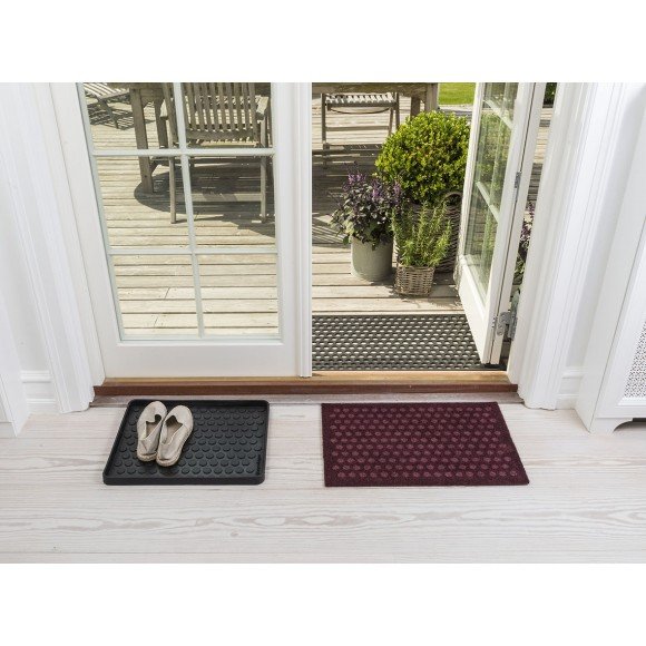 Tica Copenhagen Dot Schmutzfangmatte 40x60 cm, Bordeaux
