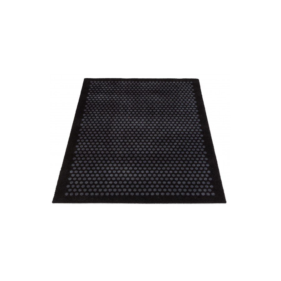 Tica Copenhagen Dot Mtte 90x130 cm, Sort/Gr